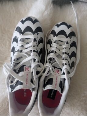 adidas x Marimekko Stan Smith Black & White  Sneakers
